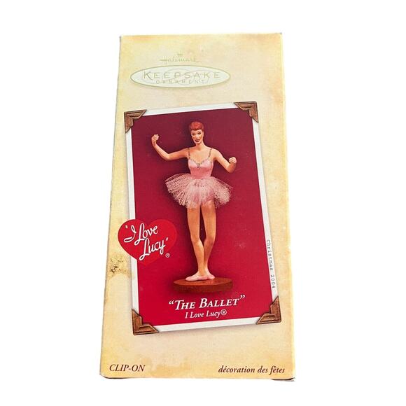 Hallmark Keepsake Ornament I Love Lucy the Ballet Clip On Vintage - Picture 1 of 4